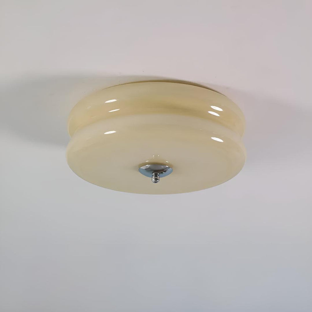 Art Deco Flush Mount Ceiling Light With Vintage Design