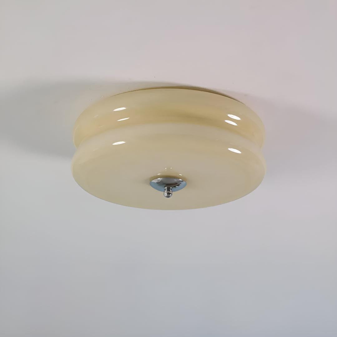 Art Deco Flush Mount Ceiling Light With Vintage Design