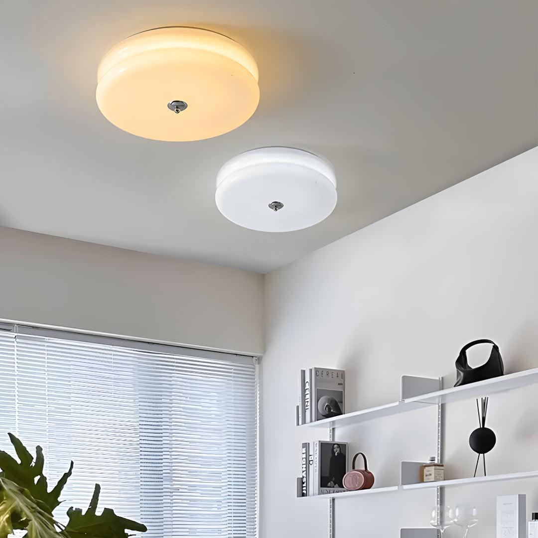 Art Deco Flush Mount Ceiling Light With Vintage Design