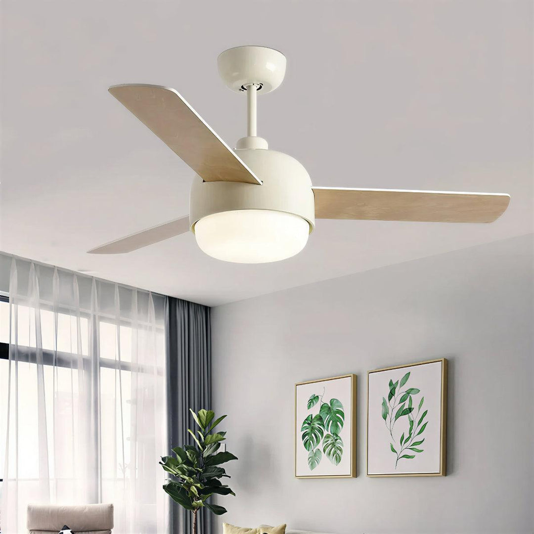 Ceiling Fan Light Featuring Modern Nordic Design And Remote Control