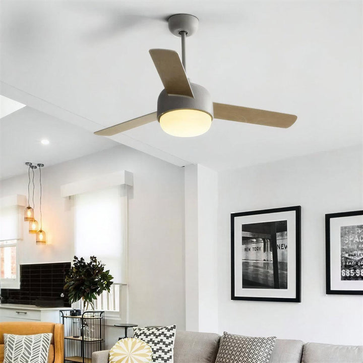 Ceiling Fan Light Featuring Modern Nordic Design And Remote Control