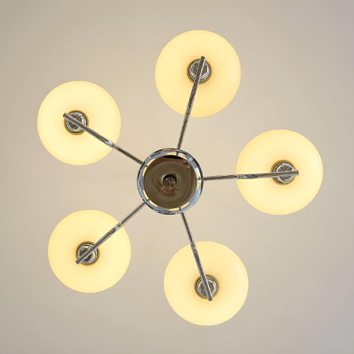 Chandelier With Contemporary Art Deco Styling