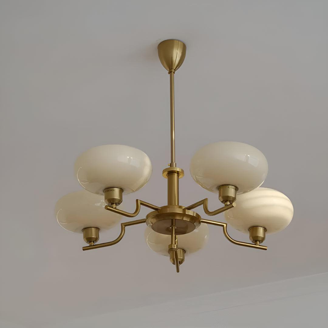 Chandelier With Contemporary Art Deco Styling