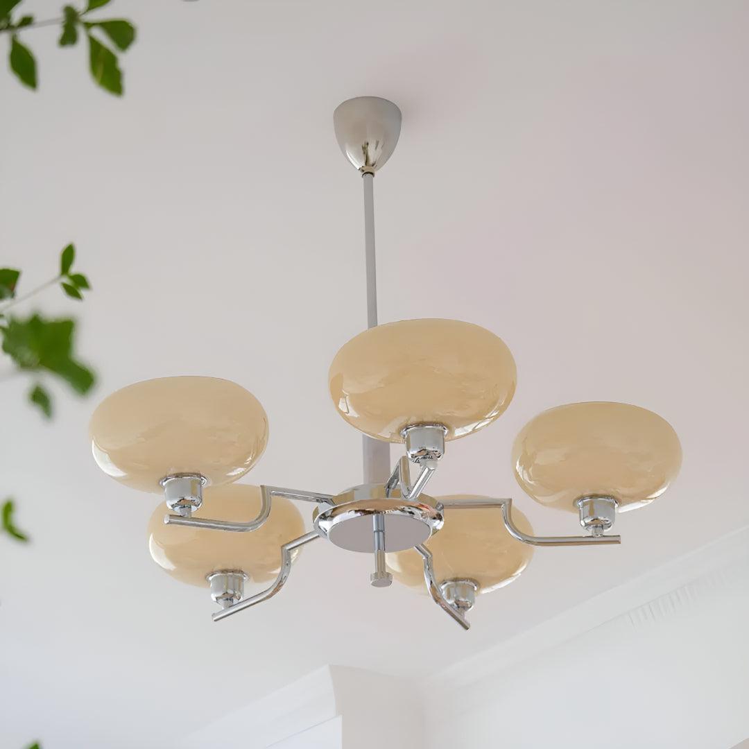 Chandelier With Contemporary Art Deco Styling