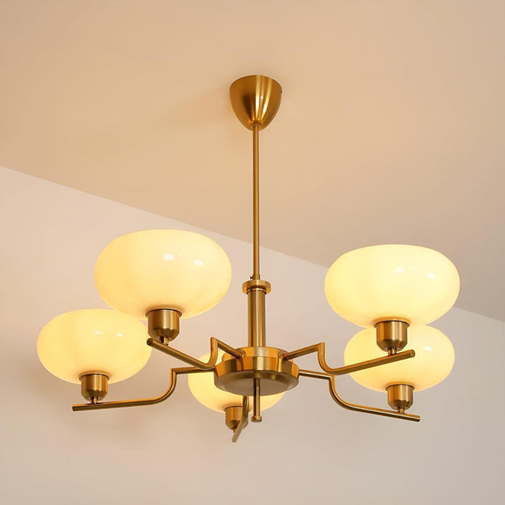 Chandelier With Contemporary Art Deco Styling