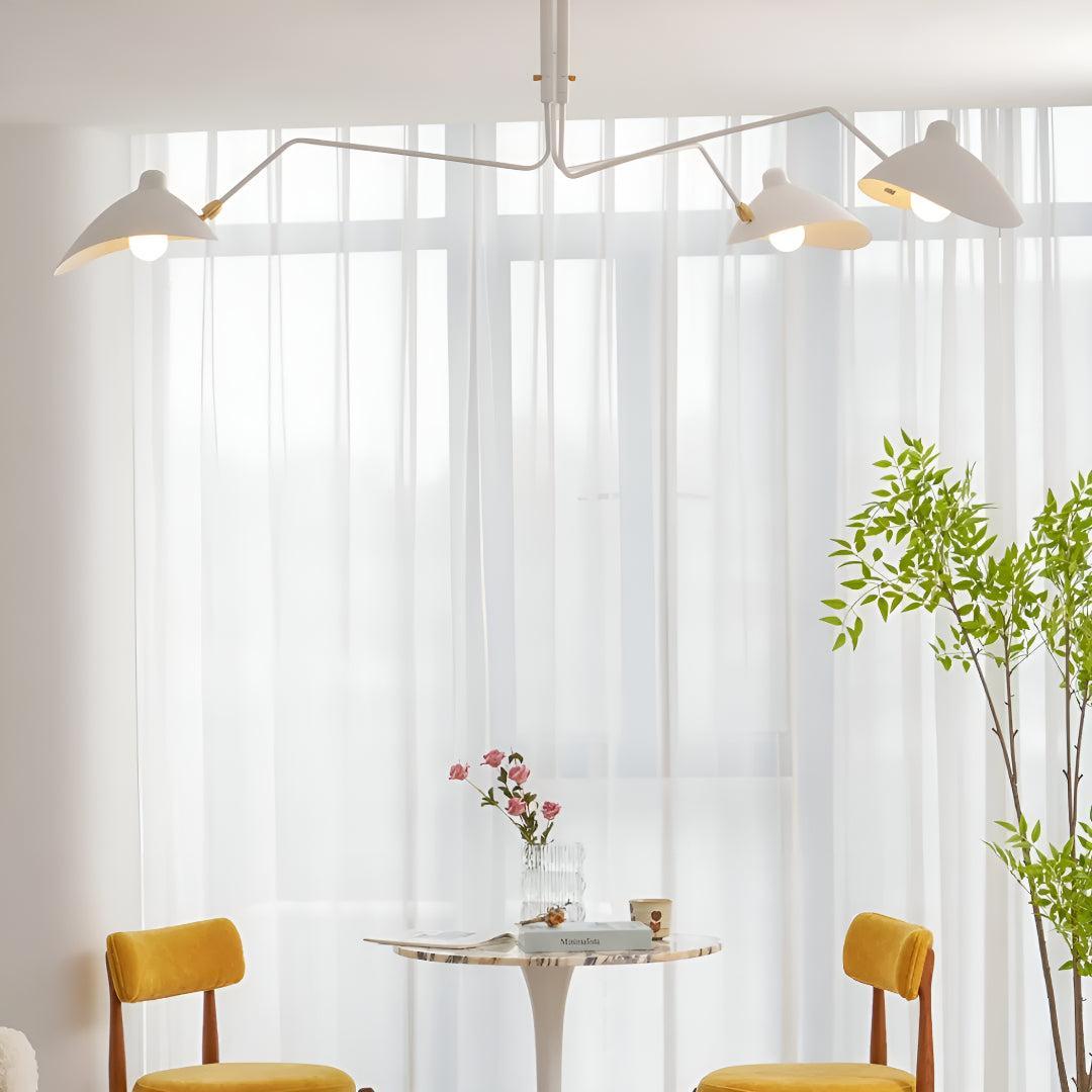 Contemporary Pendant Lamps With Wide Extended Arms