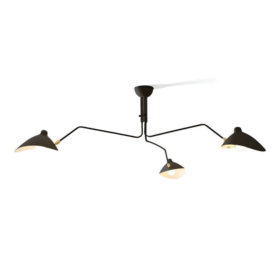 Contemporary Pendant Lamps With Wide Extended Arms