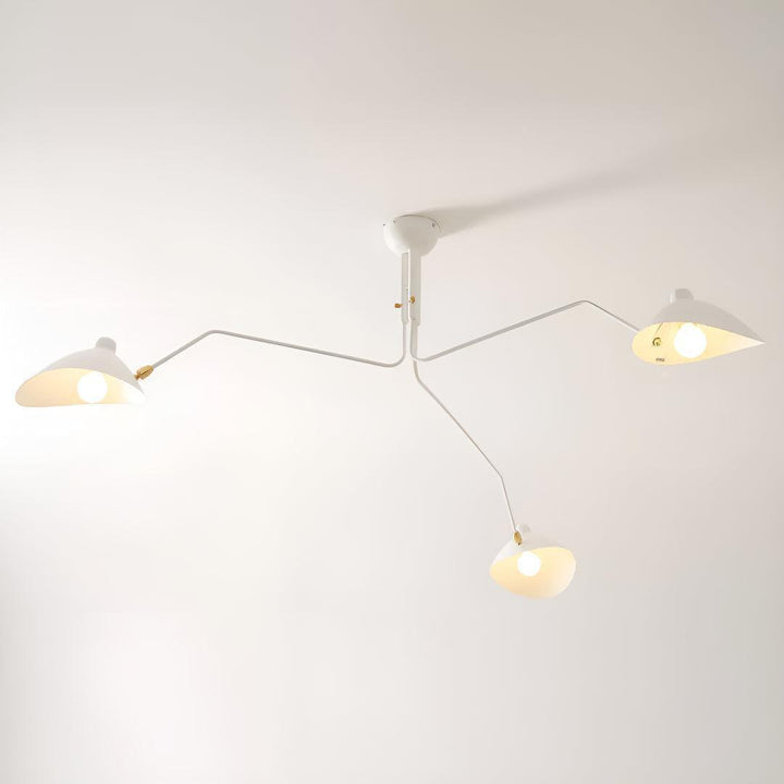 Contemporary Pendant Lamps With Wide Extended Arms