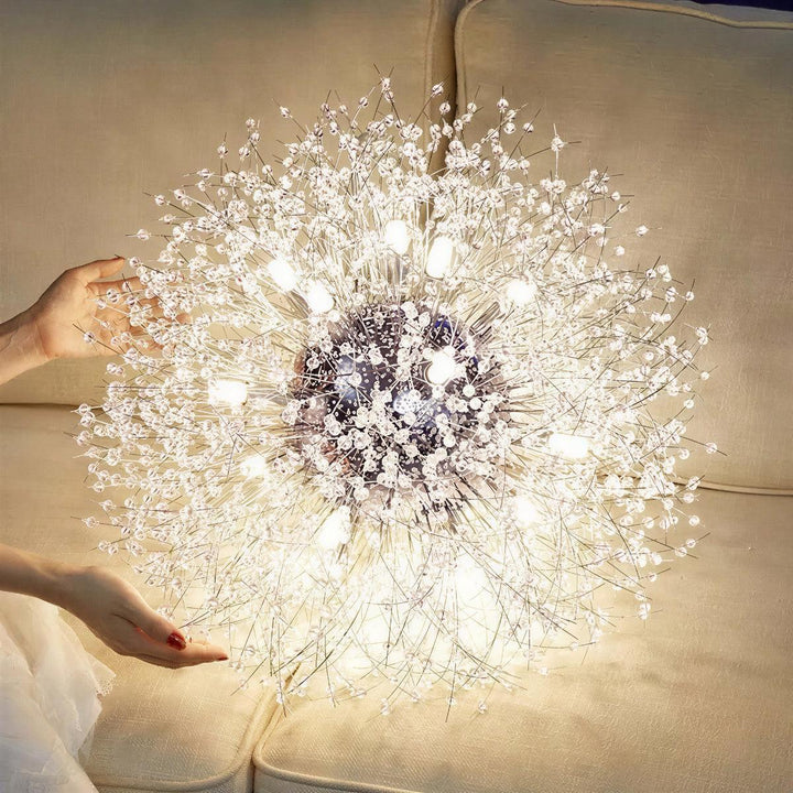 Dandelion Starburst Chandelier With Sculptural Design