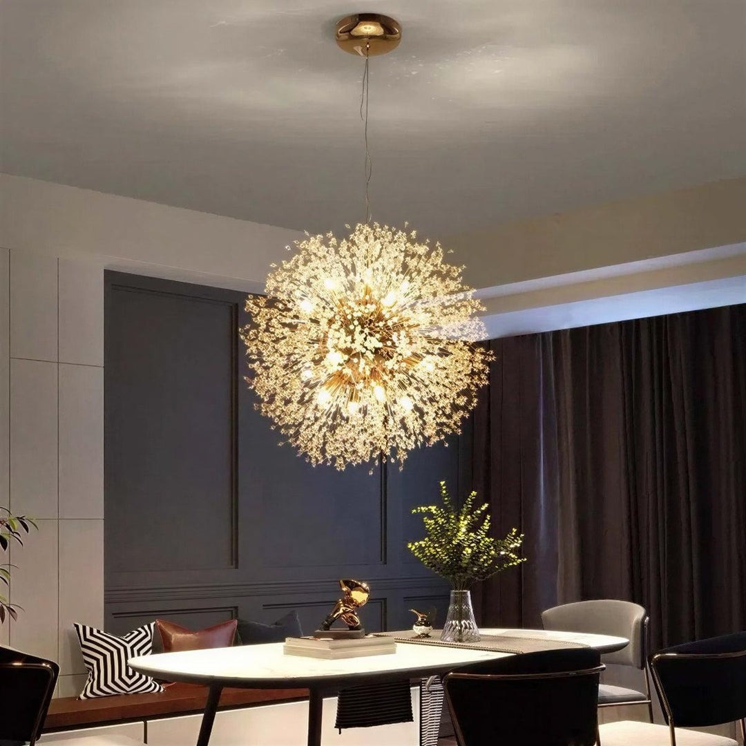 Dandelion Starburst Chandelier With Sculptural Design