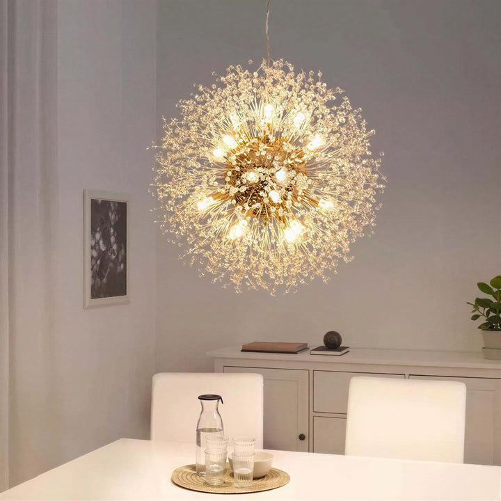 Dandelion Starburst Chandelier With Sculptural Design
