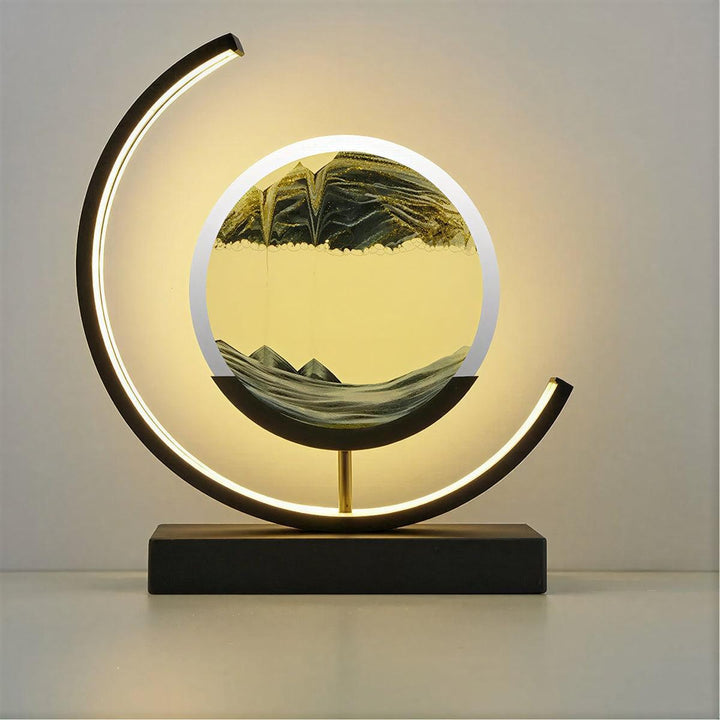 Dynamic Moving Sand Art Bedside Table Lamp