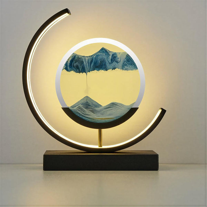 Dynamic Moving Sand Art Bedside Table Lamp