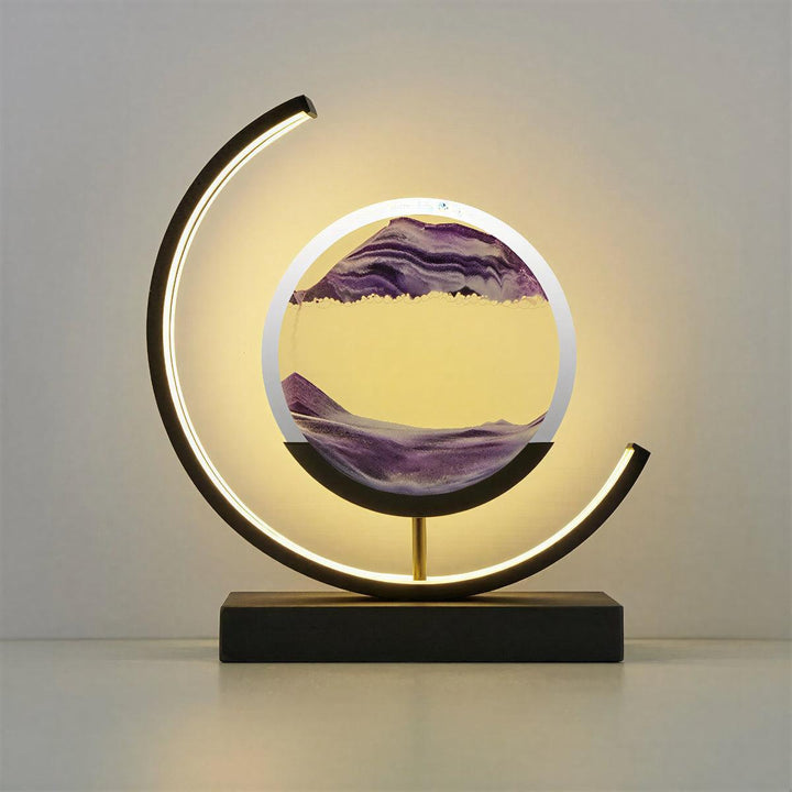 Dynamic Moving Sand Art Bedside Table Lamp