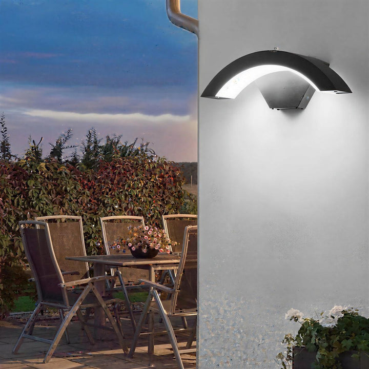 Exterior Contemporary Outdoor Wall Light For Porch Courtyard Garden