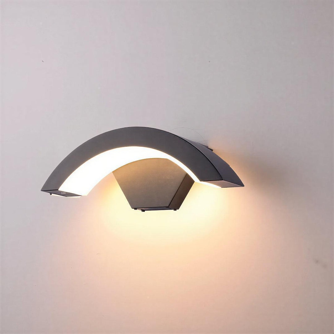 Exterior Contemporary Outdoor Wall Light For Porch Courtyard Garden