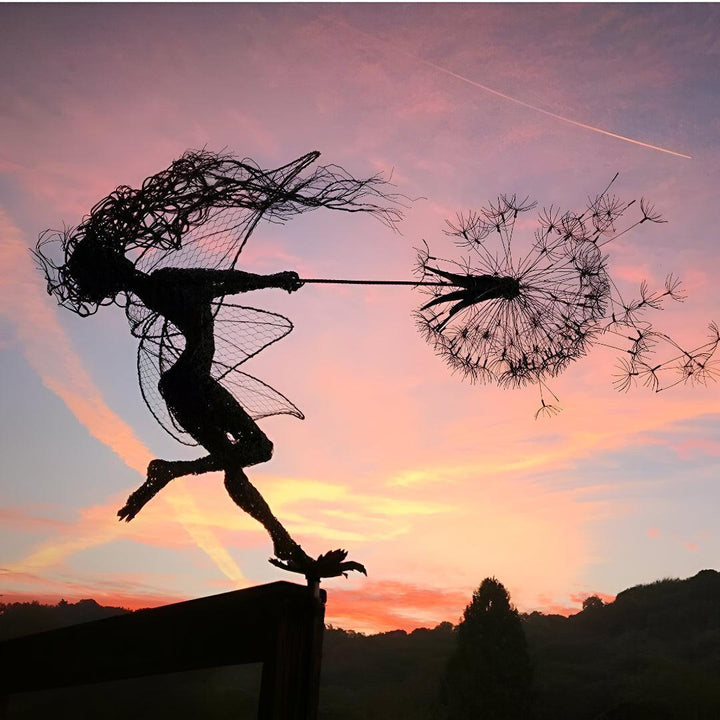 Fairy Garden Ornament Sculpture For Enchanted Outdoor Decor