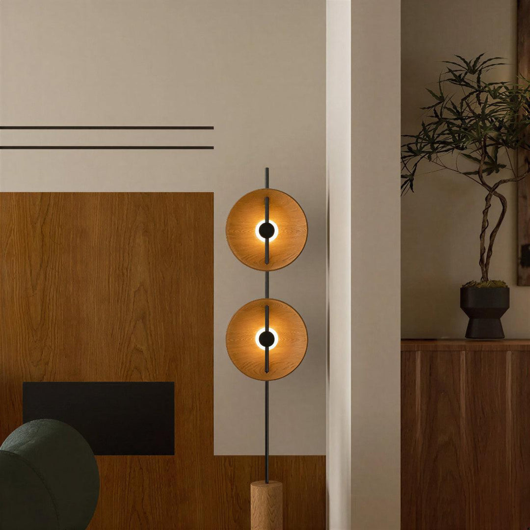 Floor Lamp With Mid Century Sculptural Lighting Design