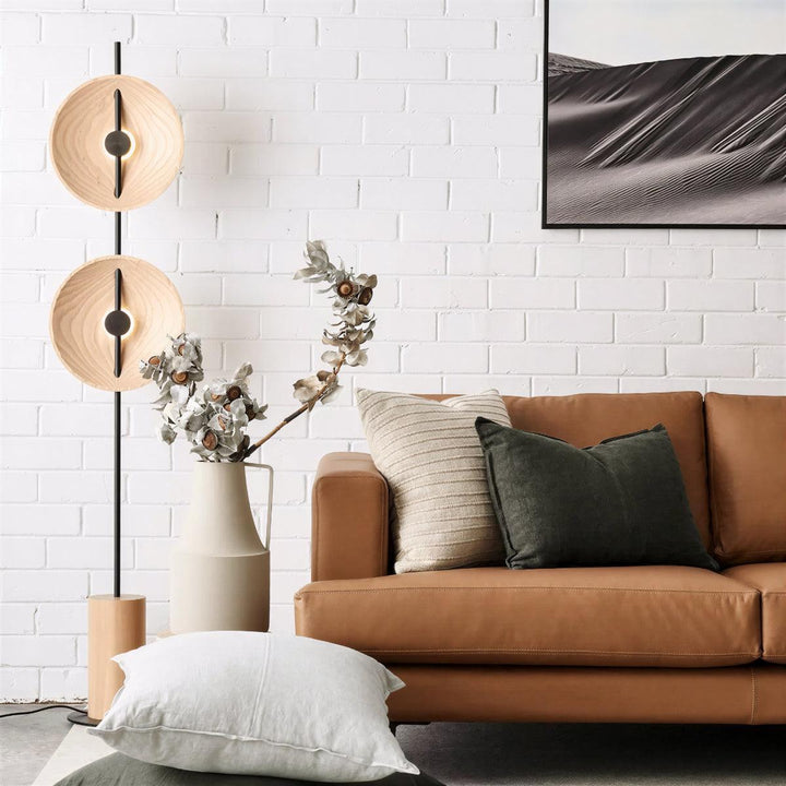 Floor Lamp With Mid Century Sculptural Lighting Design