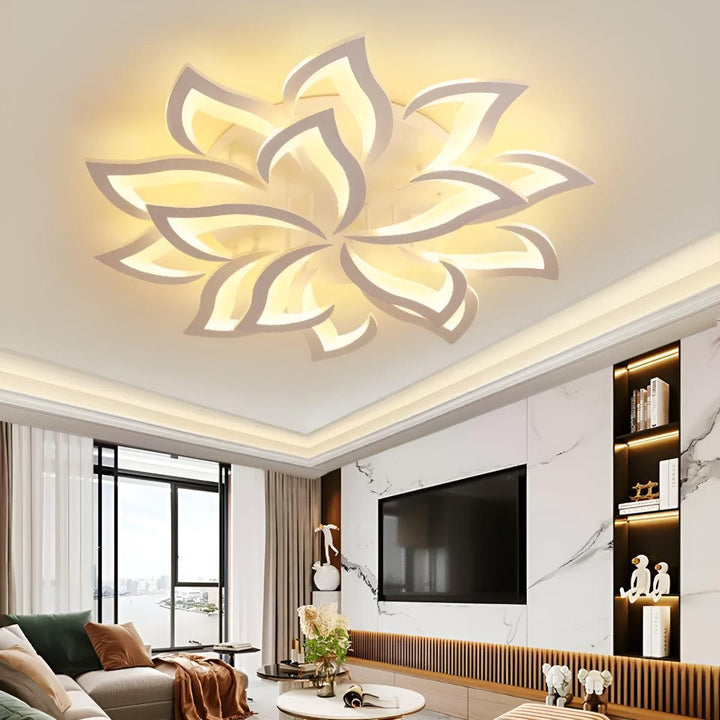 Flower Flush Mount Ceiling Light With Modern Design