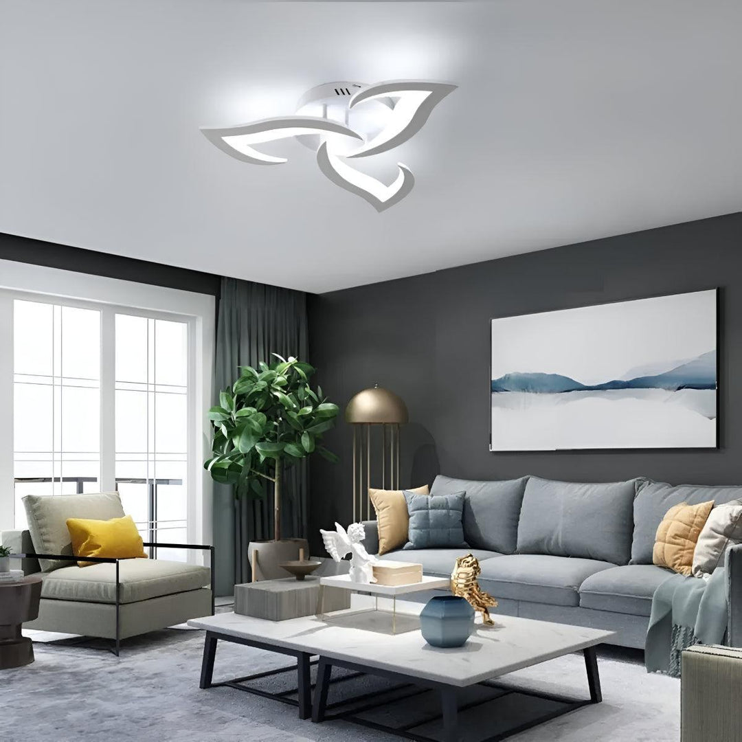 Flower Flush Mount Ceiling Light With Modern Design