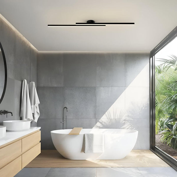 Linear Flush Mount Ceiling Light Strip Fixture