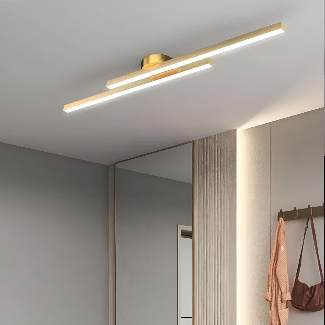 Linear Flush Mount Ceiling Light Strip Fixture