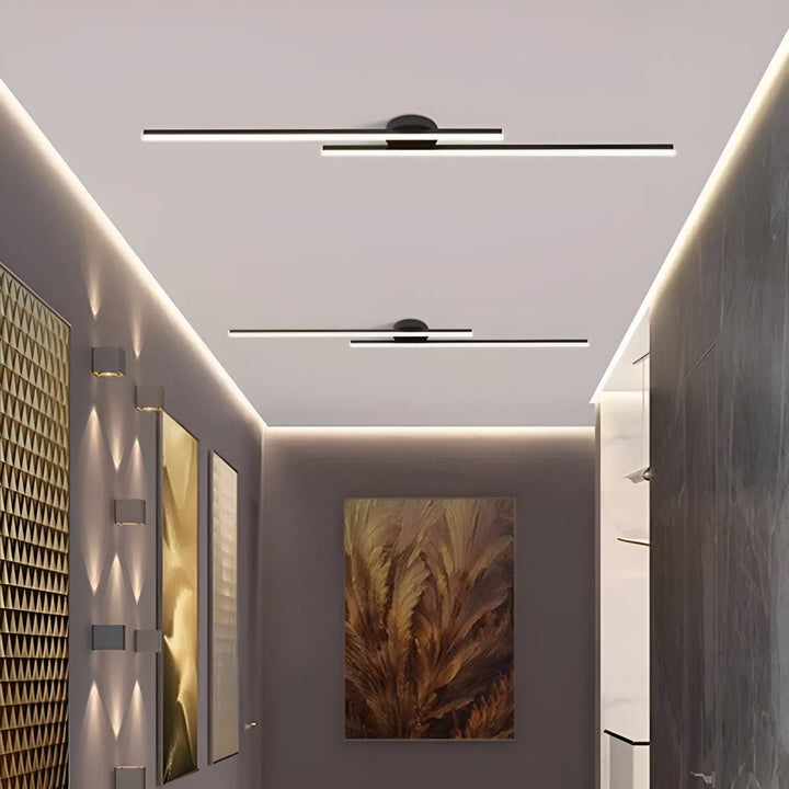 Linear Flush Mount Ceiling Light Strip Fixture