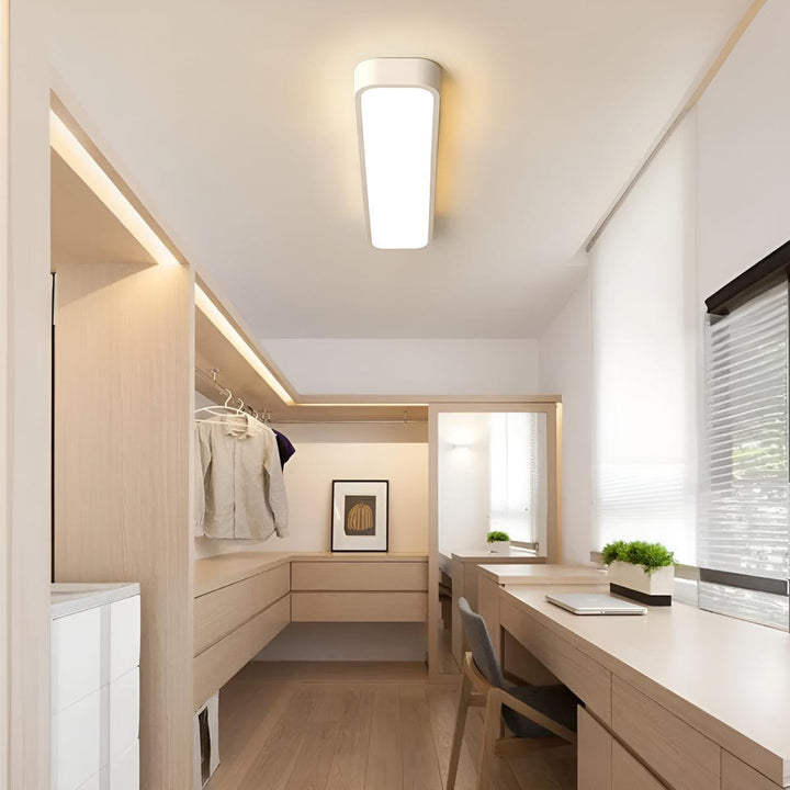 Linear Minimalist Nordic Ceiling Light Fixture With Flush Mount Design