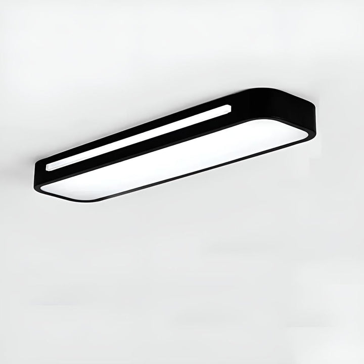 Linear Minimalist Nordic Ceiling Light Fixture With Flush Mount Design
