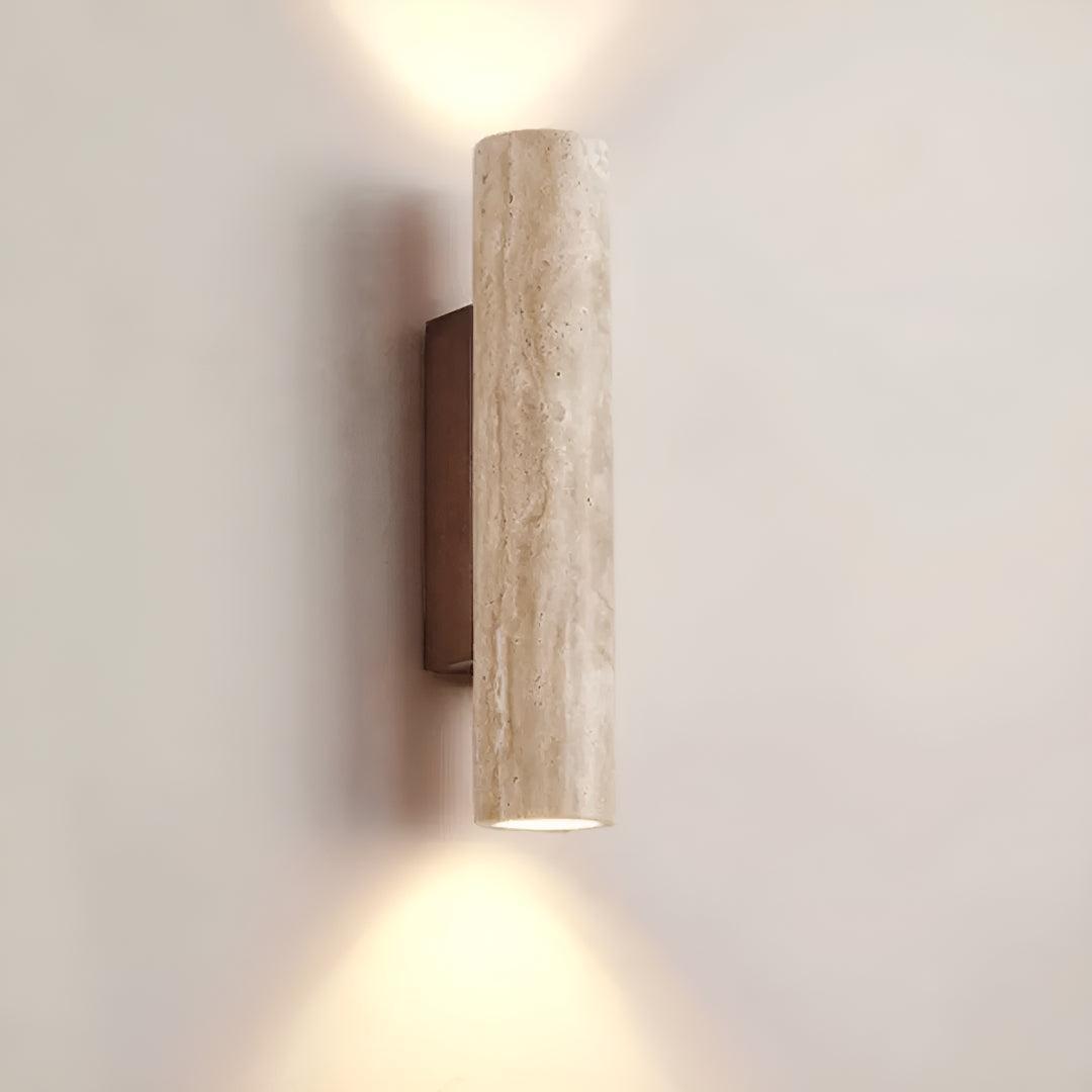 Marble Wall Light Indoor Sconce With Ambient Accent Lighting