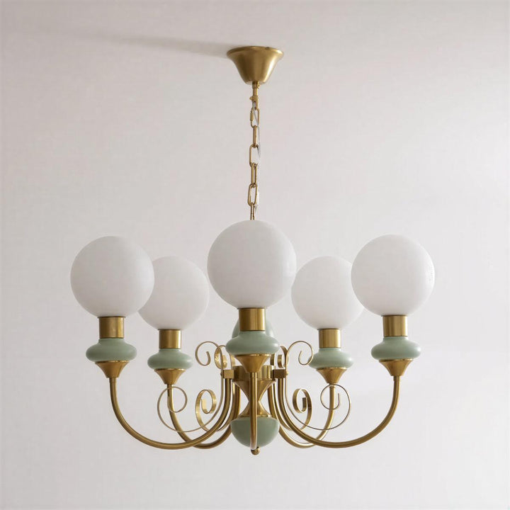 Mid Century Hanging Chandelier Light Fixture With Contemporary Style
