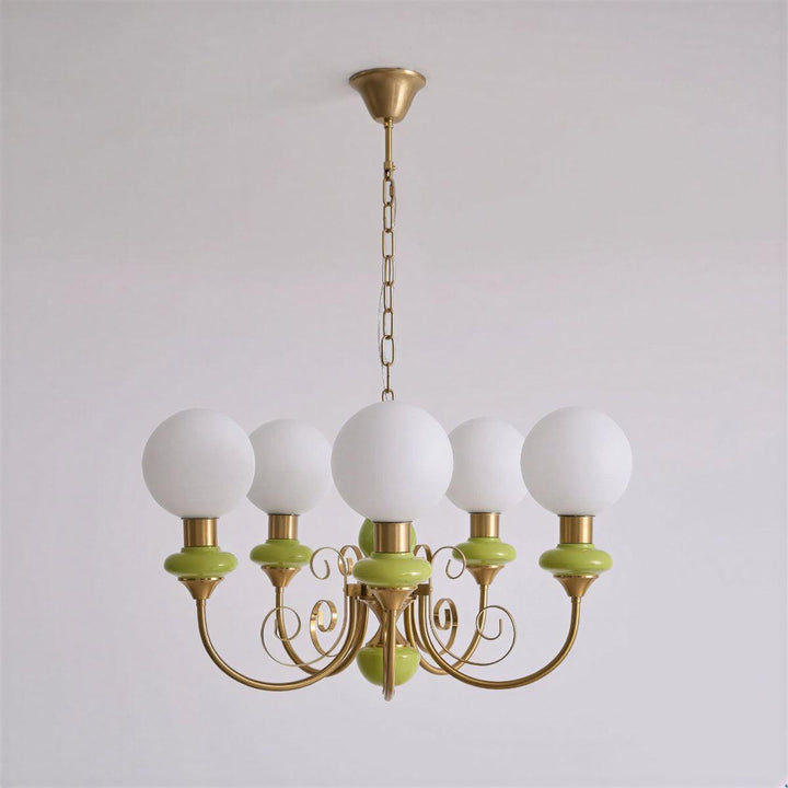 Mid Century Hanging Chandelier Light Fixture With Contemporary Style