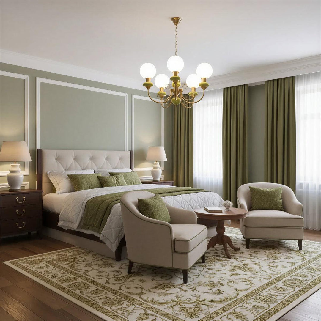 Mid Century Hanging Chandelier Light Fixture With Contemporary Style