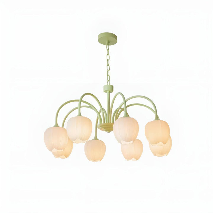 Mid Century Tulip Chandelier With Retro Style