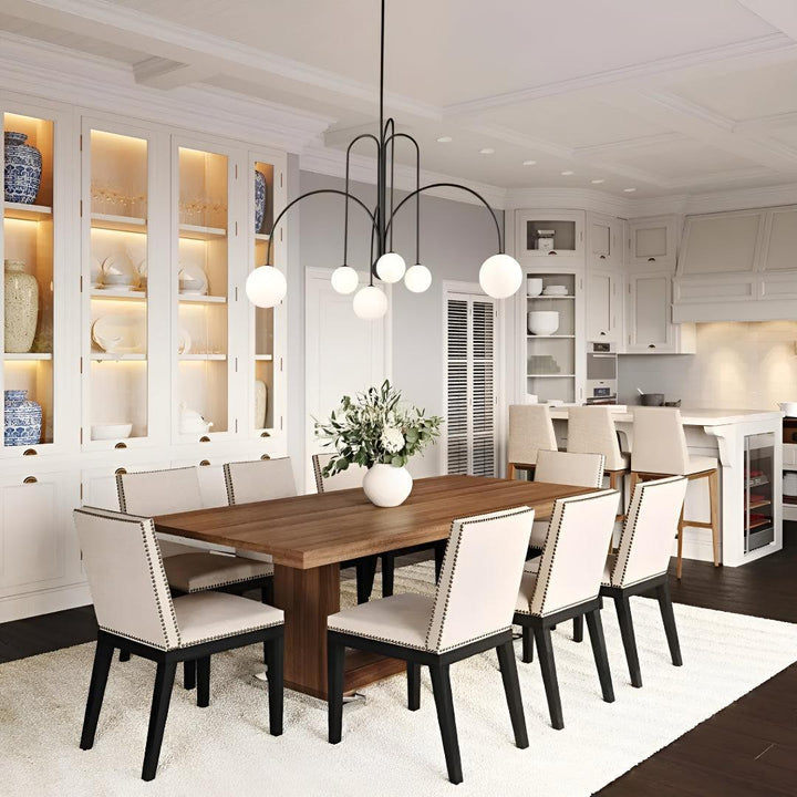 Modern Chandelier Pendant Light With Contemporary Globe Design