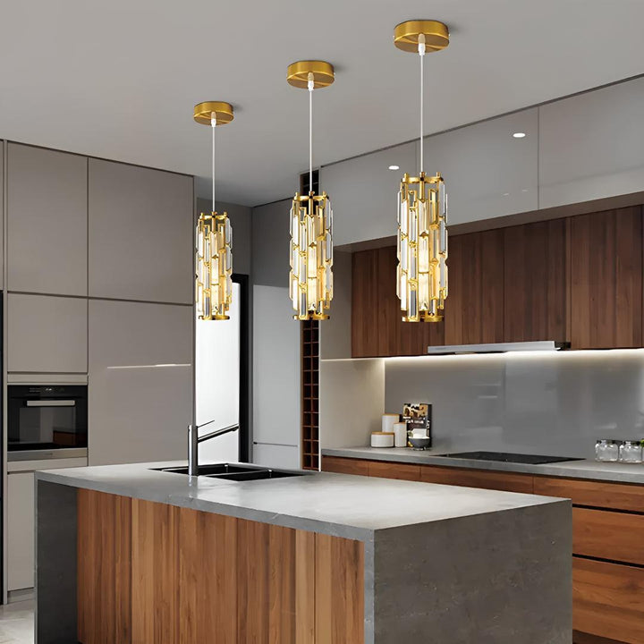 Modern Crystal Styled Pendant Lights for Kitchen and Dining Areas