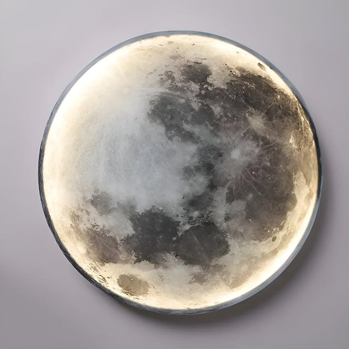 Modern Dimmable Lunar Wall Light With Moon Design