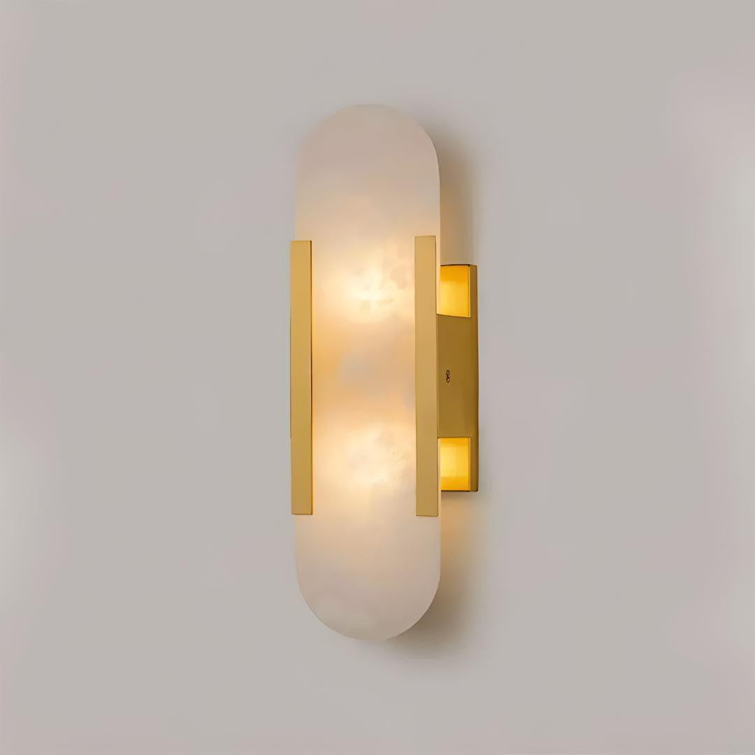Modern Elongated Alabaster Wall Lights