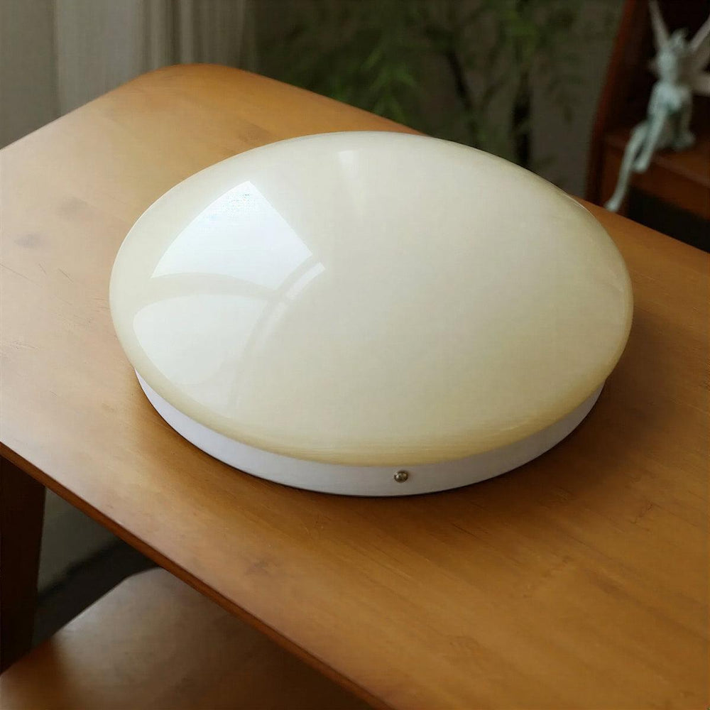 Modern Flush Mount Ceiling Light Fixture With Oyster Light Style