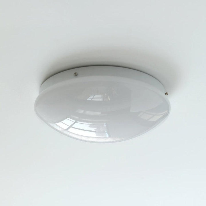 Modern Flush Mount Ceiling Light Fixture With Oyster Light Style