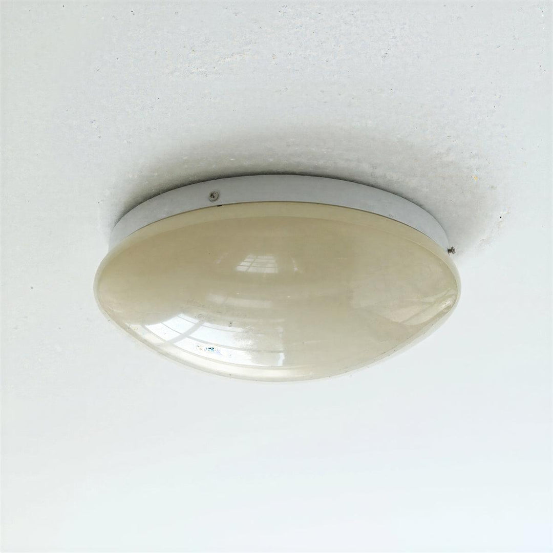 Modern Flush Mount Ceiling Light Fixture With Oyster Light Style