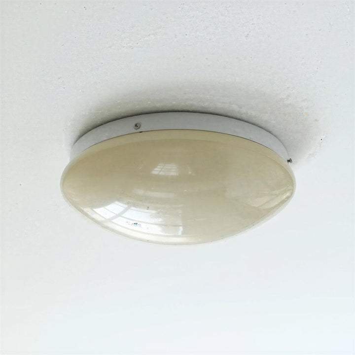 Modern Flush Mount Ceiling Light Fixture With Oyster Light Style