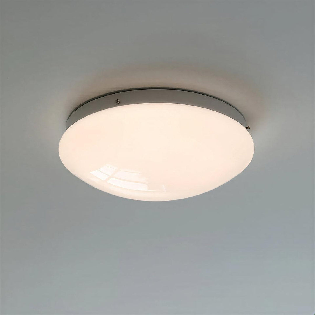 Modern Flush Mount Ceiling Light Fixture With Oyster Light Style