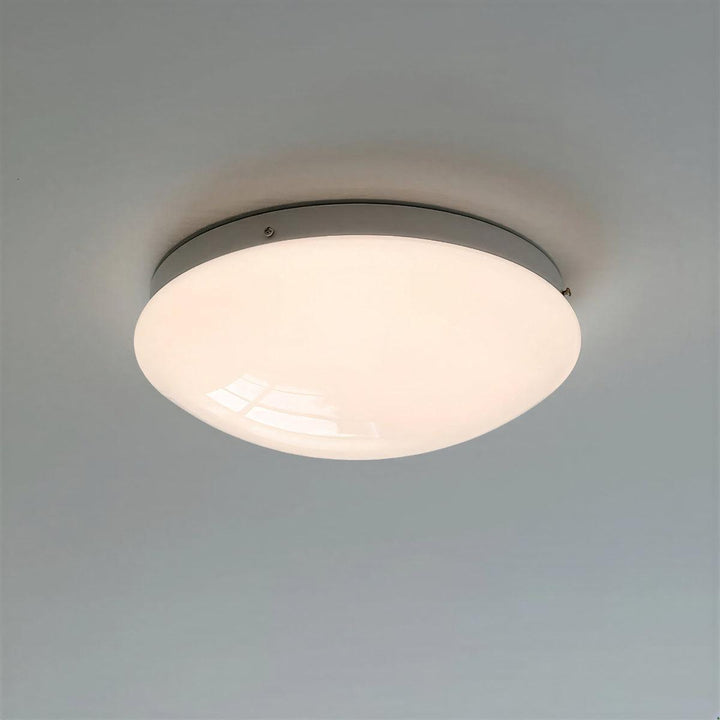 Modern Flush Mount Ceiling Light Fixture With Oyster Light Style