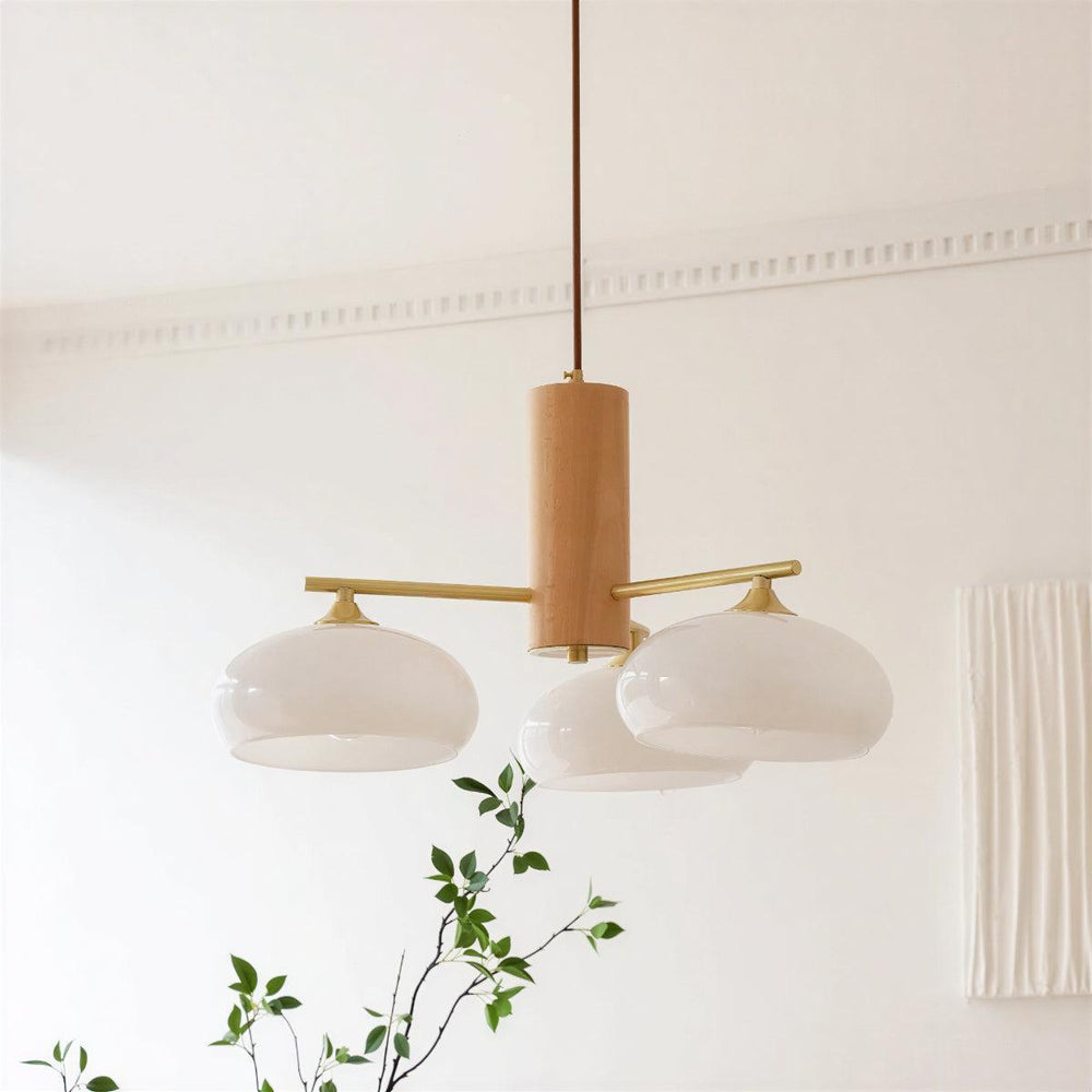 Modern Hanging Chandelier With Multiple Elliptical Oval Heads
