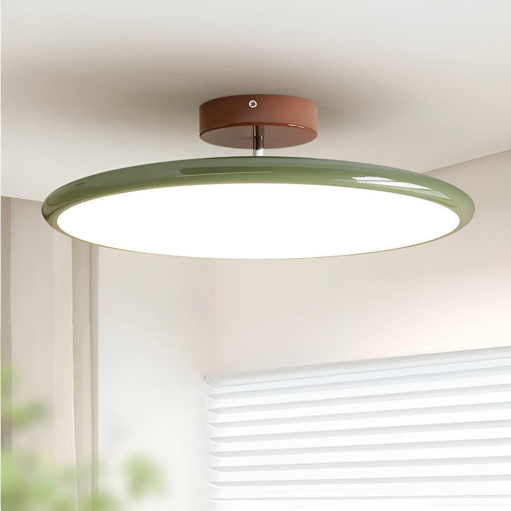 Modern Oyster Flush Mount Ceiling Light With Adjustable Fixture