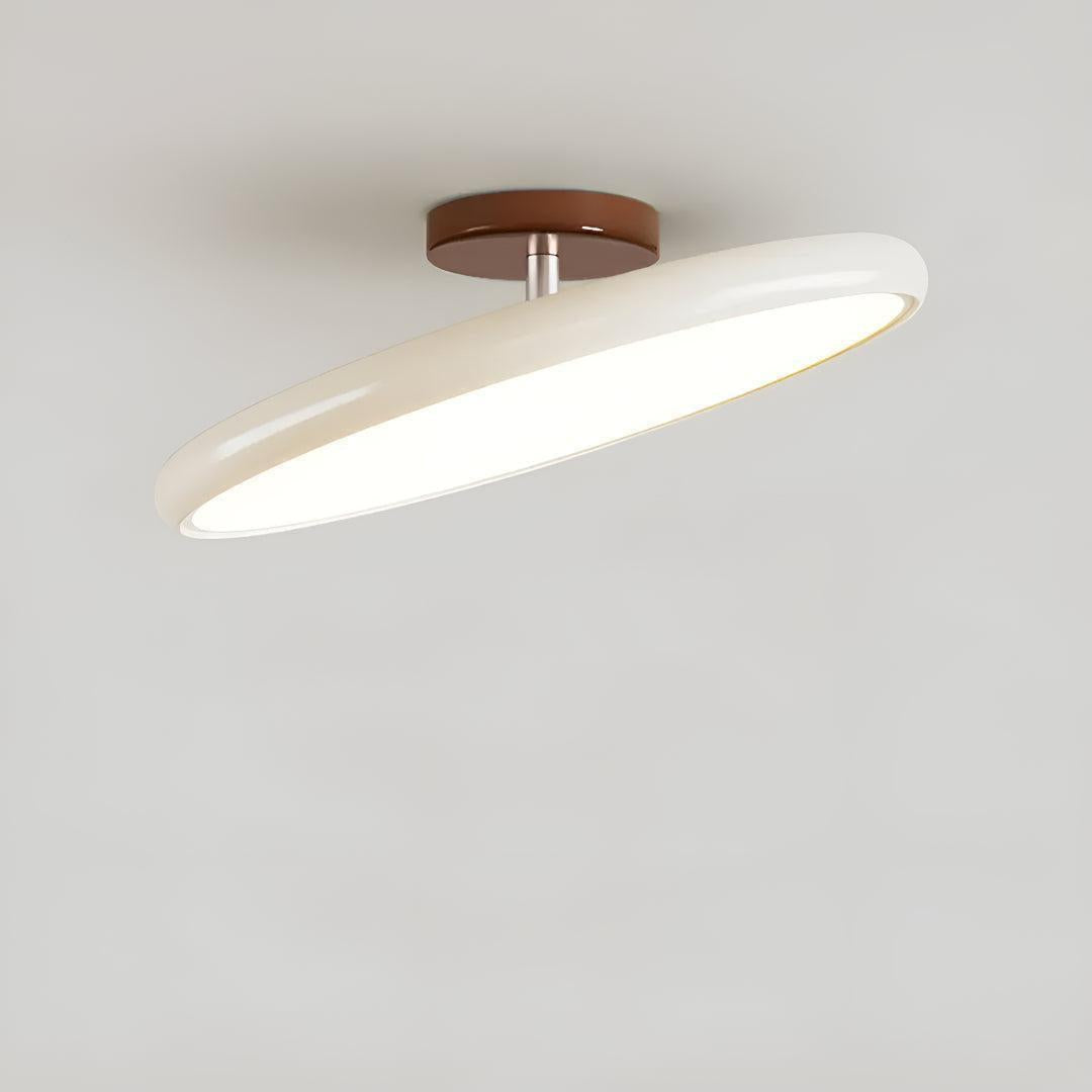 Modern Oyster Flush Mount Ceiling Light With Adjustable Fixture