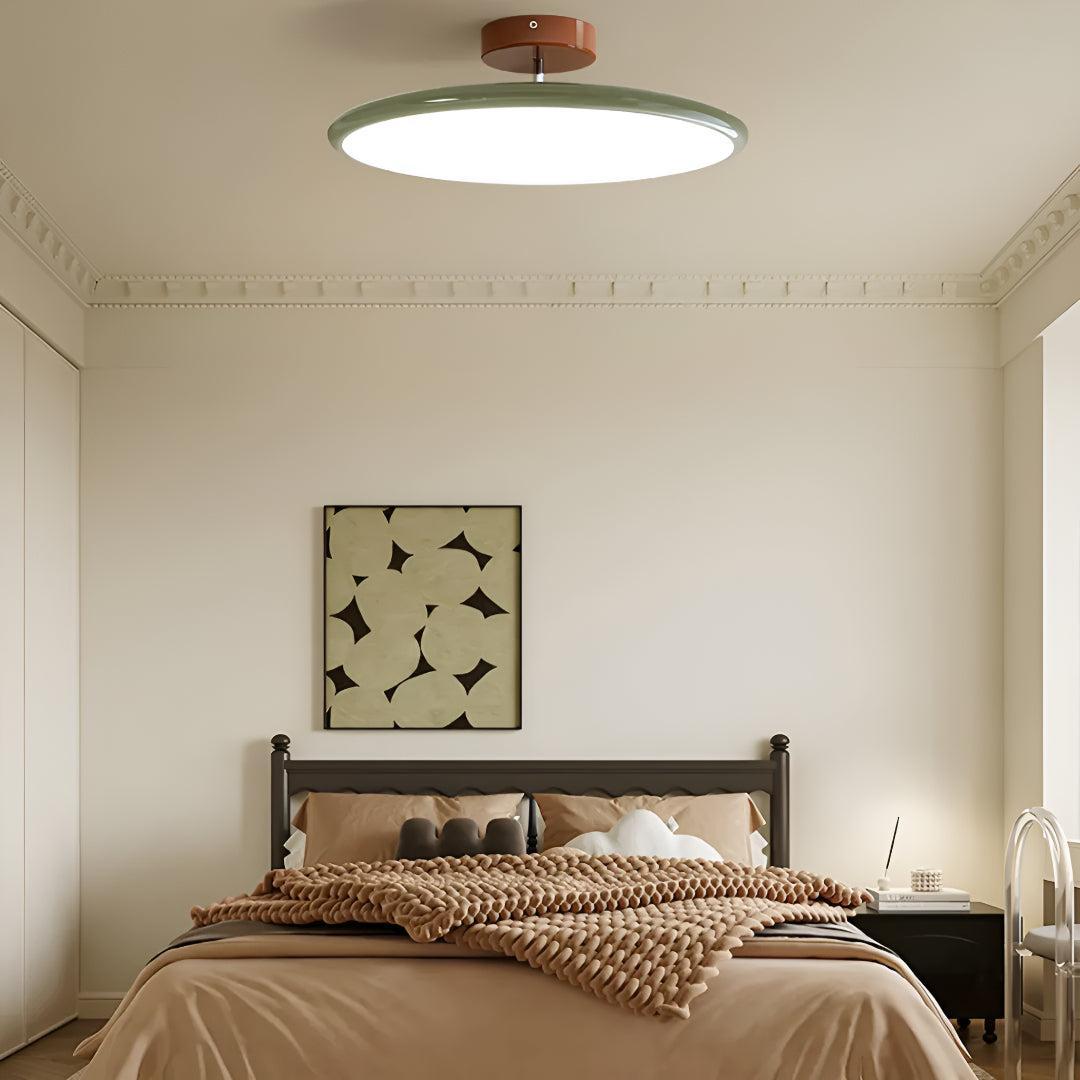 Modern Oyster Flush Mount Ceiling Light With Adjustable Fixture