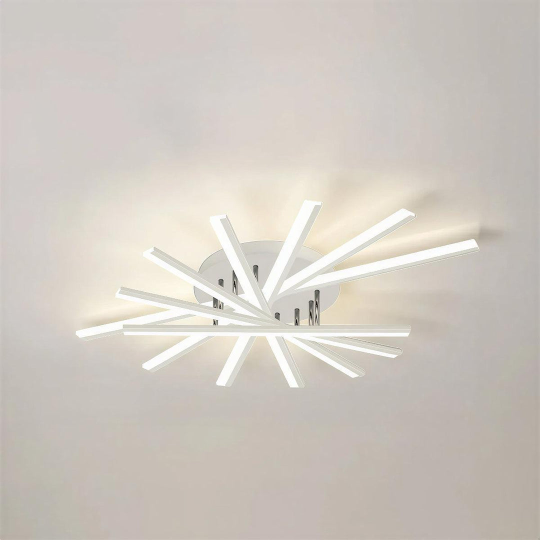 Nordic Geometric Style Flush Mount Ceiling Light Fixture